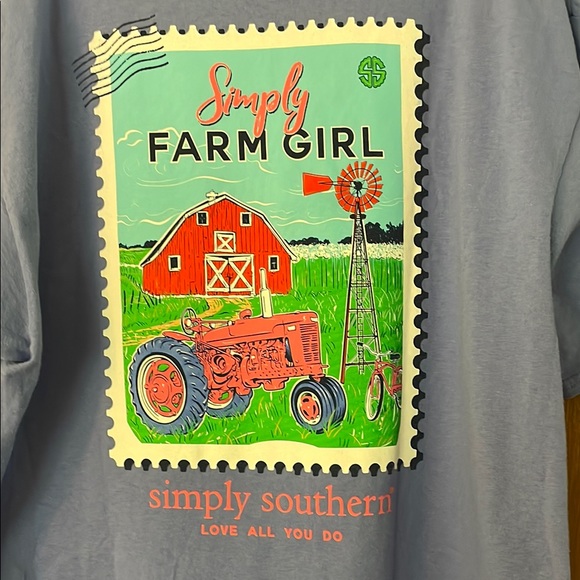 Simply Southern Lavender Farm Girl Tee - Picture 2 of 5